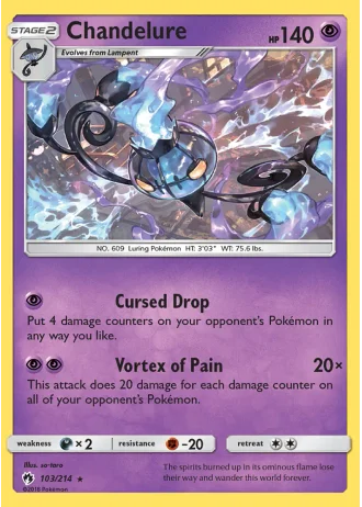 Chandelure #103/214 — Lost Thunder
