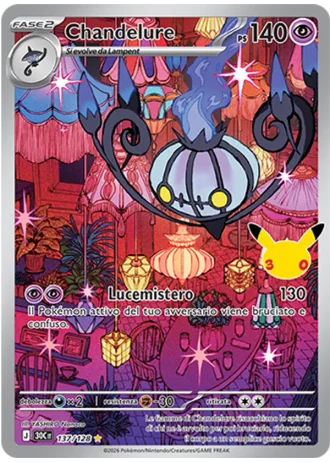 Chandelure #137/128 — 30° Anniversario