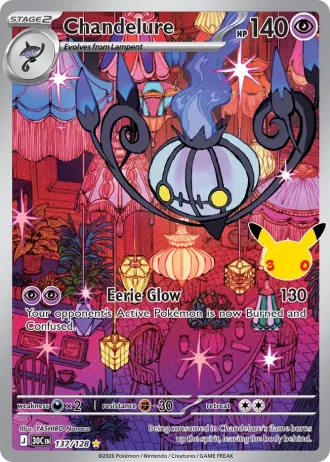 Chandelure #137/128 — 30th Celebration