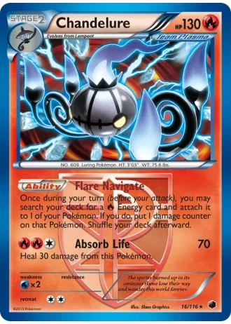 Chandelure #16 — Plasma Freeze