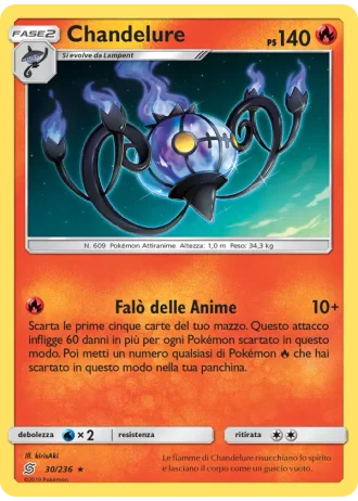 Chandelure #30/236 — Sintonia Mentale