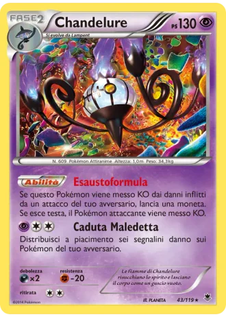 Chandelure #43/119 — Forze Spettrali