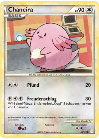 Chaneira #58/123 — HeartGold SoulSilver