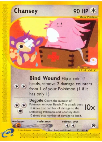 Chansey #72/165 — Expedition Set Base