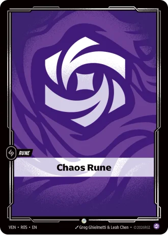 Chaos Rune R05 — Vendetta