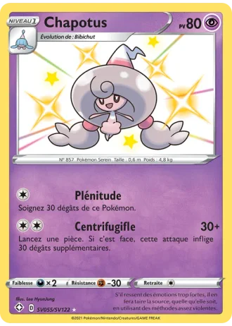 Chapotus SV055/122 — Coffre Chromatique (Destinées Radieuses)