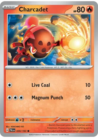 Charcadet #039/193 — Paldea Evolved
