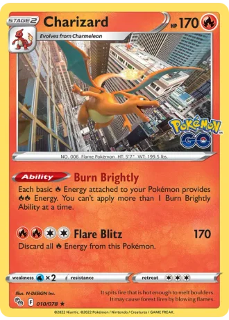 Charizard #010/78 — Pokémon GO