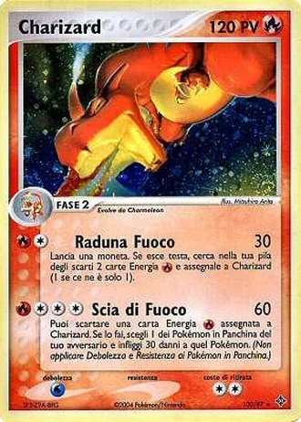 Charizard #100 — EX Drago