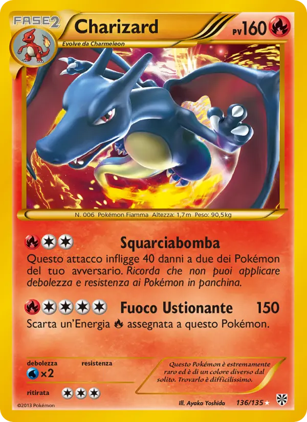 Charizard #136 — Uragano Plasma