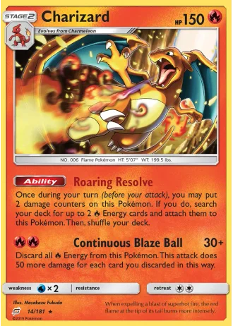 Charizard #14/181 — Team Up