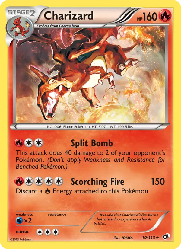 Charizard #19 — Legendary Treasures