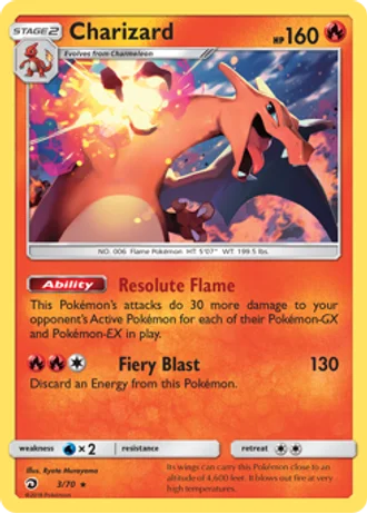 Charizard #3/70 — Trionfo Dei Draghi