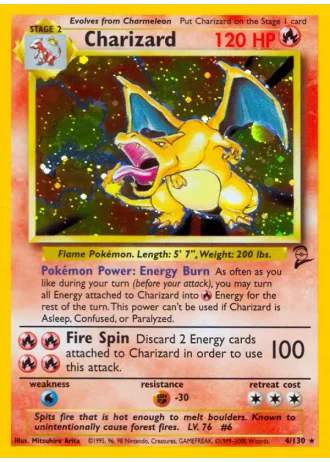 Charizard #4 — Base Set 2