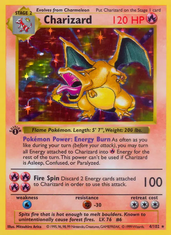 Charizard #4 — Base Set