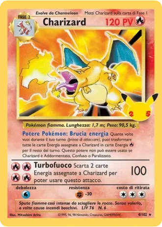 Charizard #4/102 — Collezione Classica (Celebrazioni)