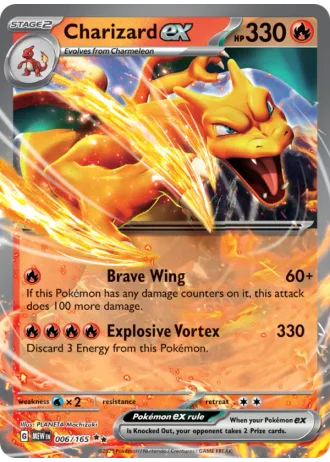 Charizard ex #006/165 — 151