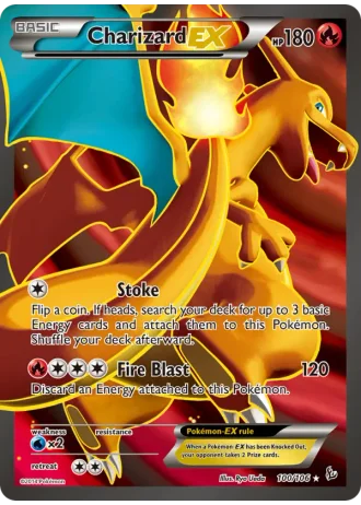 Charizard EX #100 — Flashfire