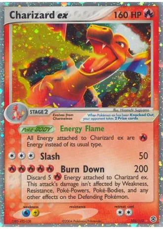 Charizard ex #105 — FireRed & LeafGreen