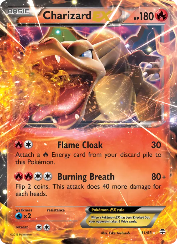 Charizard EX #11 — Generazioni