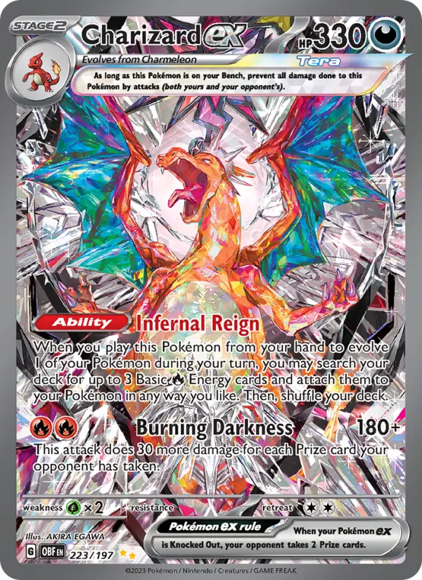 Charizard ex #223 — Obsidian Flames