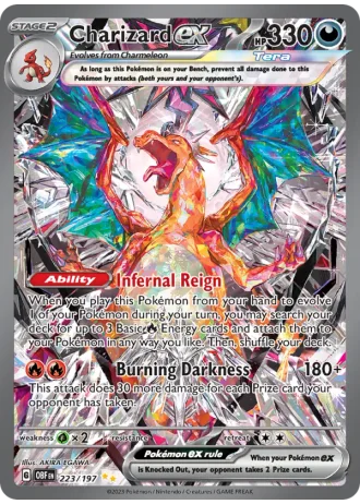 Charizard ex #223 — Obsidian Flames