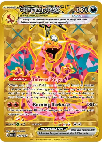 Charizard ex #228 — Obsidian Flames