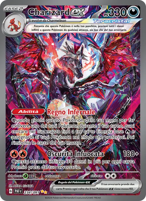 Charizard ex #234 — Destino di Paldea