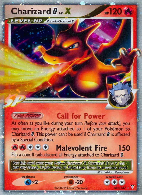 Charizard G LV.X #143 — Supreme Victors