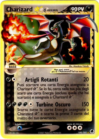 Charizard Gold Star #100 — EX L'Isola dei Draghi