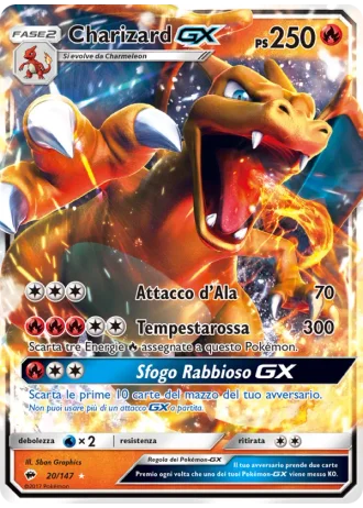 Charizard GX #20 — Ombre Infuocate
