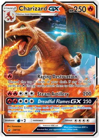 Charizard GX SM195 — Sun & Moon Promos