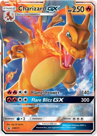 Charizard GX SM211 — Sun & Moon Promos