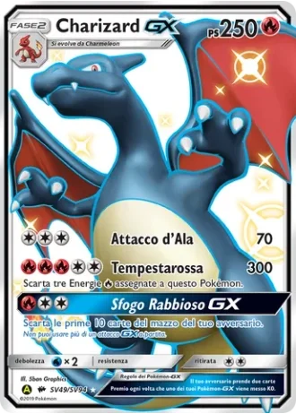 Charizard GX SV49/94 — Tesoro Cromatico (Destino Sfuggente)