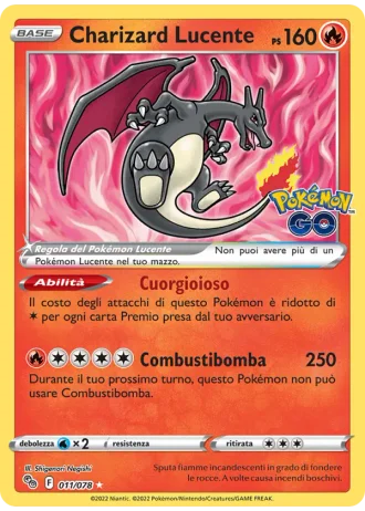 Charizard Lucente #011 — Pokémon GO