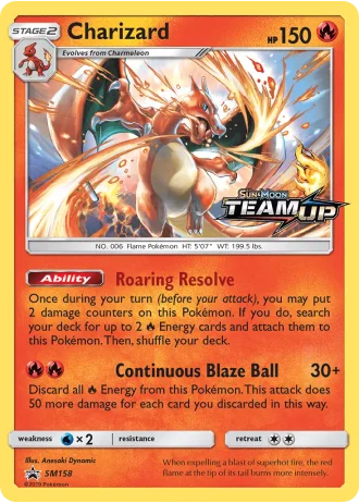 Charizard SM158 — Sun & Moon Promos