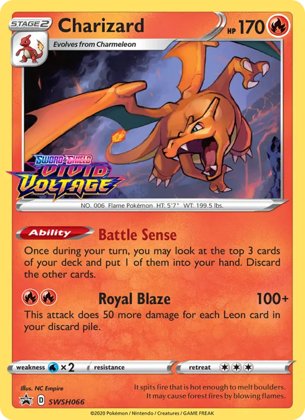 Charizard SWSH066 — Sword & Shield Promos