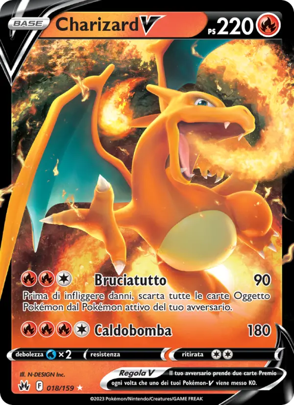Charizard V #018 — Zenit Regale