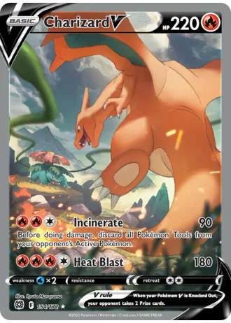Charizard V #154 — Brilliant Stars