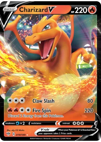 Charizard V #19/189 — Darkness Ablaze