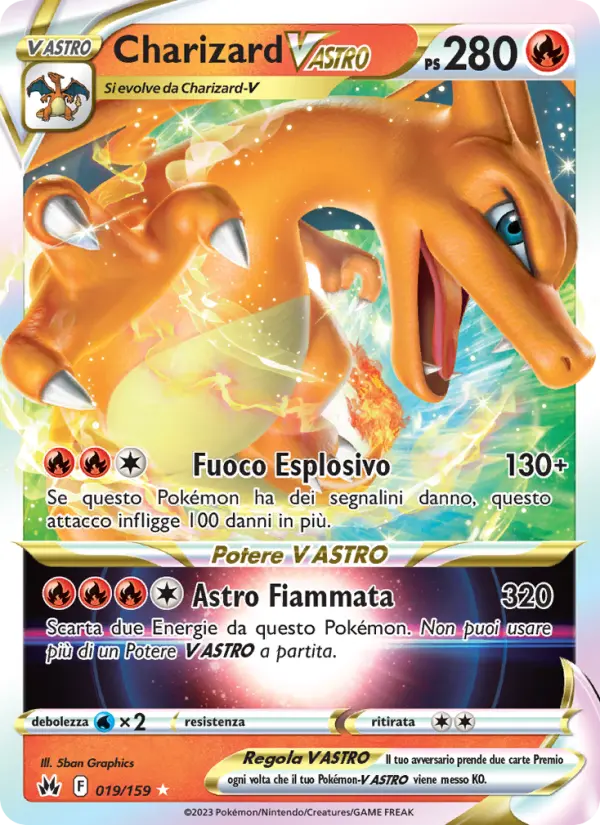 Charizard V ASTRO #019 — Zenit Regale