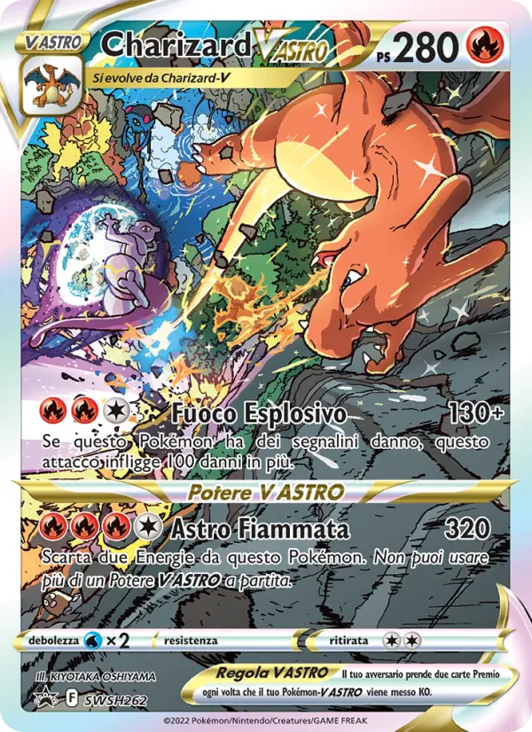 Charizard V ASTRO SWSH262 — Spada e Scudo Promos