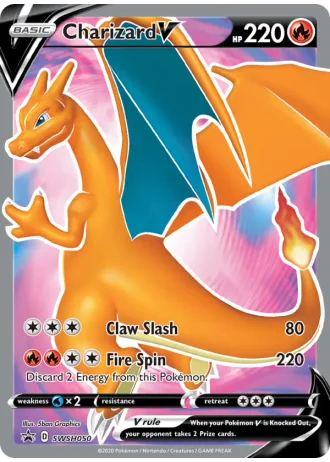 Charizard V SWSH050 — Sword & Shield Promos