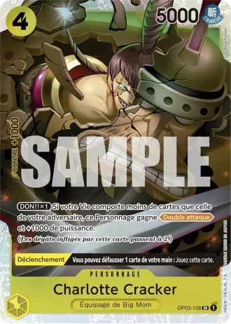 Charlotte Cracker (OP03-108) (Alternative Art) — ONE PIECE CARD THE BEST (PRB01)