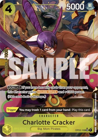 Charlotte Cracker (OP03-108) (Alternative Art) — One Piece The Best (PRB01)
