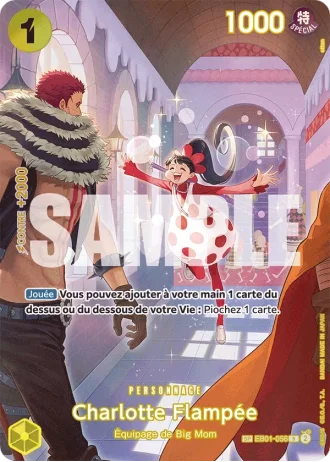 Charlotte Flampée (EB01-056) (Special Rare) — Sang Royal (OP10)