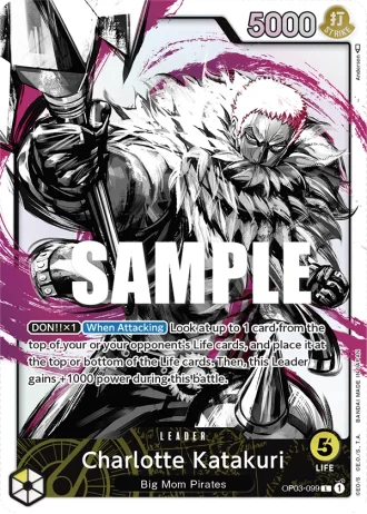 Charlotte Katakuri (OP03-099) (Alternative Art) — Pillars of Strength (OP03)