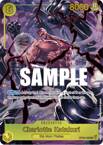 Charlotte Katakuri (OP03-123) (Alternative Art) — Pillars of Strength (OP03)