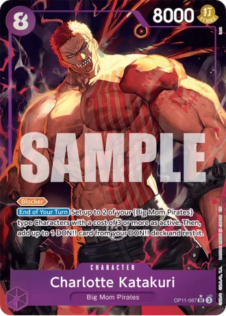 Charlotte Katakuri (OP11-067) (Alternative Art) — A Fist of Divine Speed (OP11)