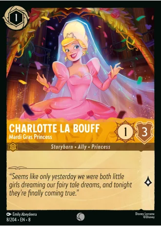 Charlotte La Bouff - Mardi Gras Princess #8/204 — Reign of Jafar